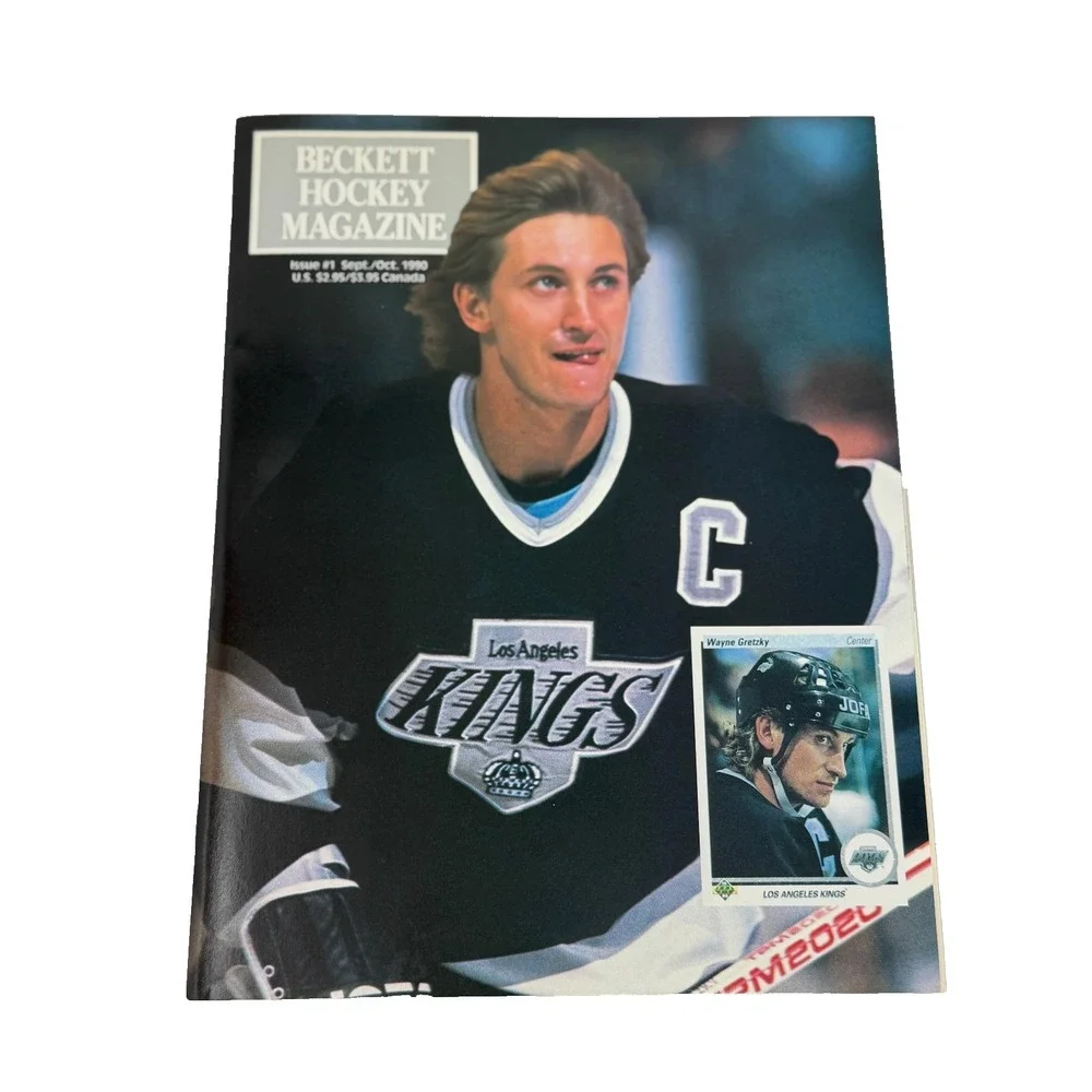 Wayne Gretzky Beckett Hockey Magazine Lot 3 Trevor Linden Pro Set Gazette